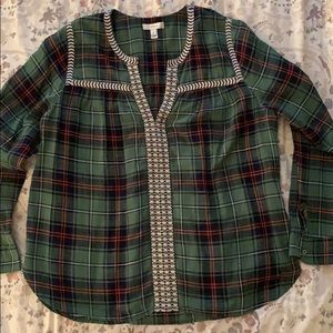 Plaid J. Crew Shirt